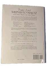 Franz Liszt Mephisto Waltz Other Works for Solo Piano Sheet Music Book Classical