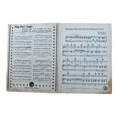Between 18th and 19th on Chestnut Street Sheet Music Will Osborne Swing Era 1939