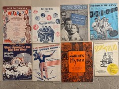 Lot of 59: Vintage sheet music from 1930-1952, Bing Crosby, Disney, Show tunes