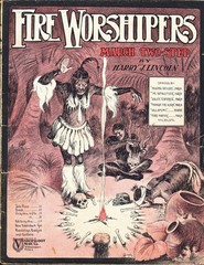 Fire Worshipers 1904 HARRY LINCOLN March Two Step Sheet Music!