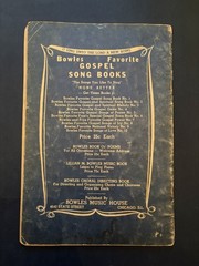 1940s Black Gospel Bowles Fav. Frye&rsquo;s Song Book No 6 Chicago K Morris L Bowles