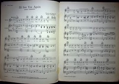 I&rsquo;LL SEE YOU AGAIN SOLO VOICE IN C PIANO 1944 COWARD BITTER SWEET ~ MUSIC SHEETS