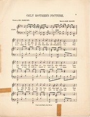 Only Mother&rsquo;s Picture, Geo. Marguard & Alex Maloff, 1901, Antique Sheet Music
