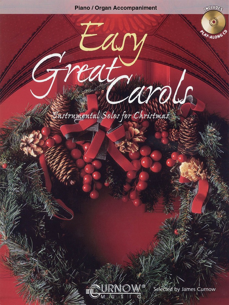 Easy Great Carols Piano Accompaniment Sheet Music 10 Christmas Songs Curnow Book