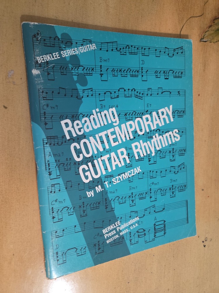 M.T.Szymczak Reading Contemporary Jazz Guitar Rhythms,109 Pages 1982 Edition
