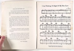 1941 UNCLE JACK & MARY LOU&rsquo;S Songs You Love to Hear #2 COUNTRY SONG BOOK Peer