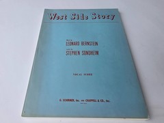 WEST SIDE STORY Vocal Score by Bernstein Sondheim Schirmer Chappell 1957 Ed 2310