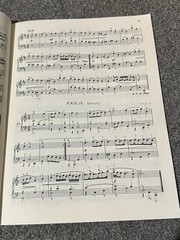 Lot 2 JAPANESE Piano Sheet Music Bach Polyphonic Scholz Mein Apfel Apple Tokyo