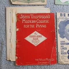 16pc Lot 1920-43 Antique Music Sheet Music. Retro Graphics Theater Design Vtg