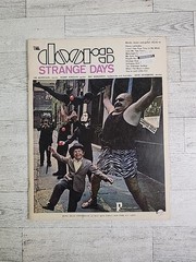The Doors « Strange Days » Guitar Sheet Music Tab Book 1968 Nipper Music Co RARE
