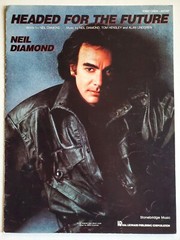 Headed For The Future Neil Diamond 1986 Vintage Sheet Music Piano Vocal Guitar