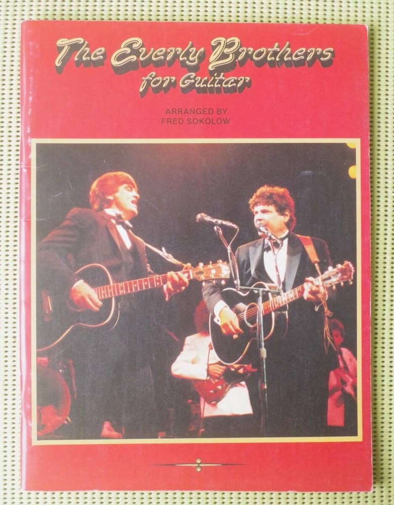 Evelyn Brothers Guitar Score TAB 14 Songs Country Duo Used 80 Pages