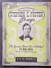 Collection of Stephen C. Foster Songs, 77 Big Hits, VTG 1939, Sheet Music Book