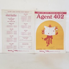 Vintage 1968 Agent 402 Piano Solo Sheet Music