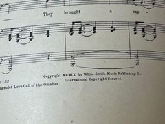 1909 Sheet Music Book Four American Indian Songs High Tenor Cadman 32 Pages