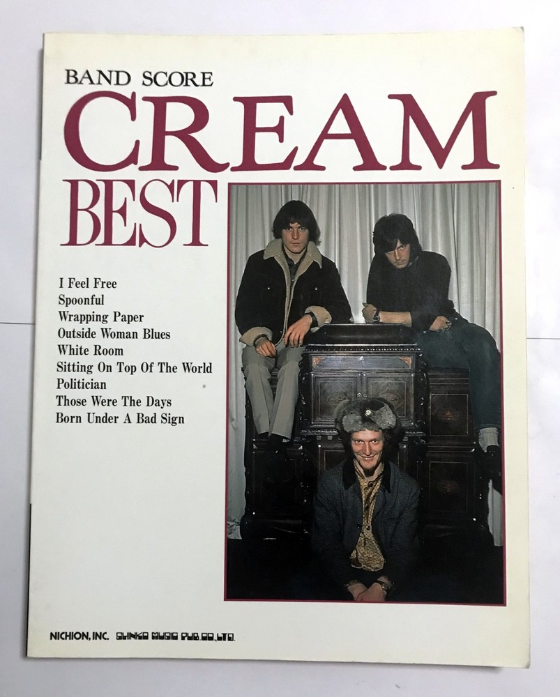 CREAM BEST BAND SCORE JAPAN GUITAR TAB
