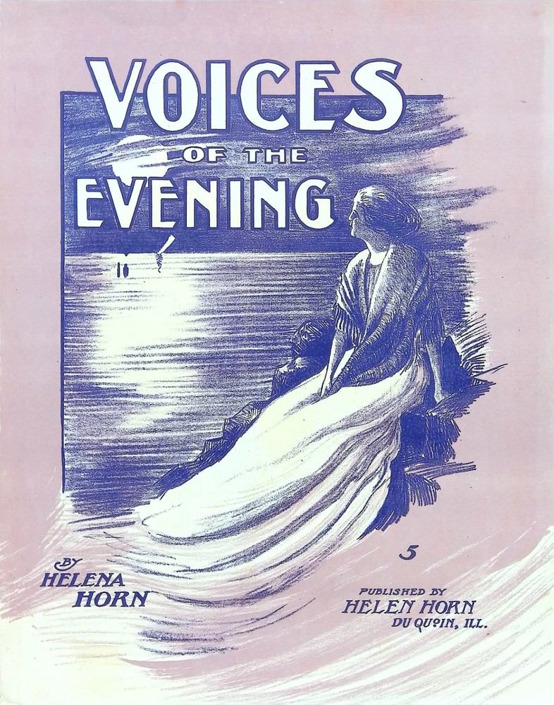 Voices Of The Evening Sheet Music Advanced Piano Solo Helena Horn Large Format