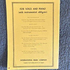 International Music Company Bottesini Two Songs High Voice/Bass/Piano Sheet 3423