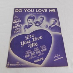 Vintage Sheet Music Do You Love Me Harry Ruby 20th Century Fox 1946 O&rsquo;Hara James