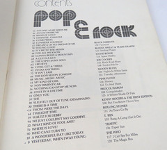 THE BEST OF ROCK & POP SONGBOOK piano/vocal/guitar Paperback 160 Pgs Music Book