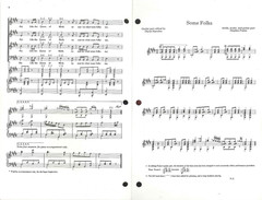Foster Some Folks Sheet Music SATB Piano Guitar 1974 Smith Starobin Bicentennial