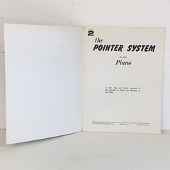 Vintage 1959 The Pointer System for Piano Book 2 Instruction Sheet Music