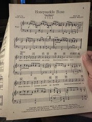 L 1929 Fats Waller Sheet Music HONEYSUCKLE ROSE