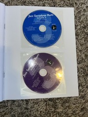 Jazz Saxophone Duets, Volume 3 by Greg Fishman Book and Three CD Play-Along Set