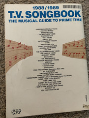 TV Songbook 1988/89 Big Note Piano-The Musical Guide to Prime Time *Some Writing