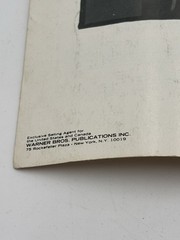 Vintage Boz Scaggs Lido Shuffle Sheet Music Piano Vocals Guitar Chords