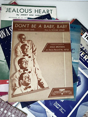 Sheet Music Lot of 80+Vintage Colorful Photos for Framing 1920s-50s, most 1940s