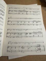 1970&rsquo;s Alto Saxophone With Piano Songbook With Pull Put Sheet! Very Good Cond