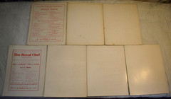 1904 The Royal Chef by Stoddard, Taylor and Jerome Sheet Music Lot (17) – rare