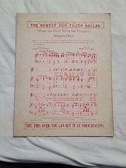 1904 ragtime Antique sheet music GO ON AND COAX ME by Harry VonTilzer