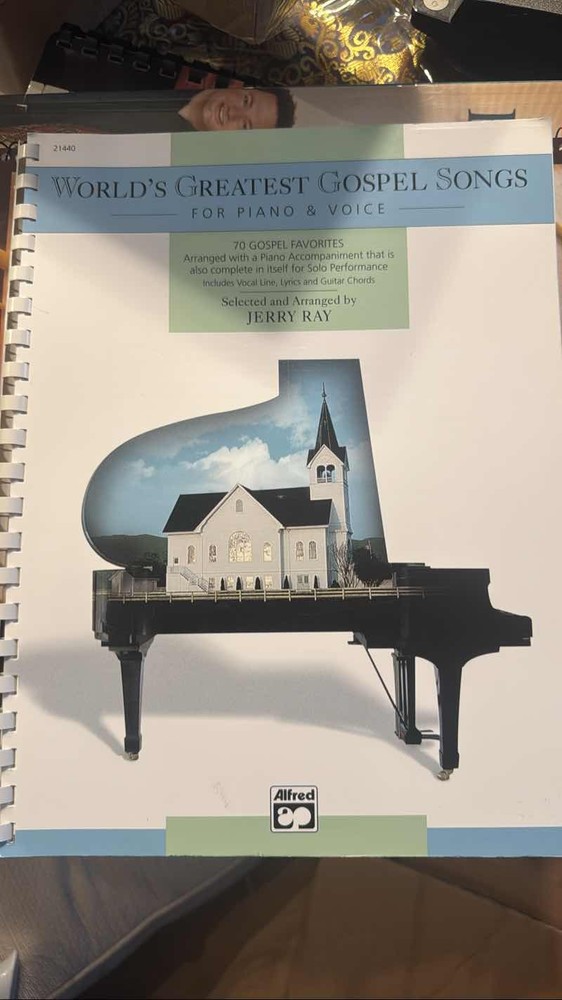 World Southern Gospel Songs Sheet Music Piano Vocal Guitar PVG Book