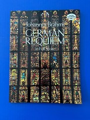 Brahms – German Requiem – Dover Study Score PB