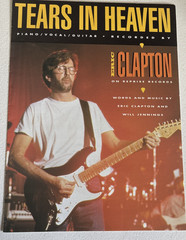 Tears in Heaven 1991 Sheet Music – Eric Clapton Piano Vocal Guitar Vintage Hit
