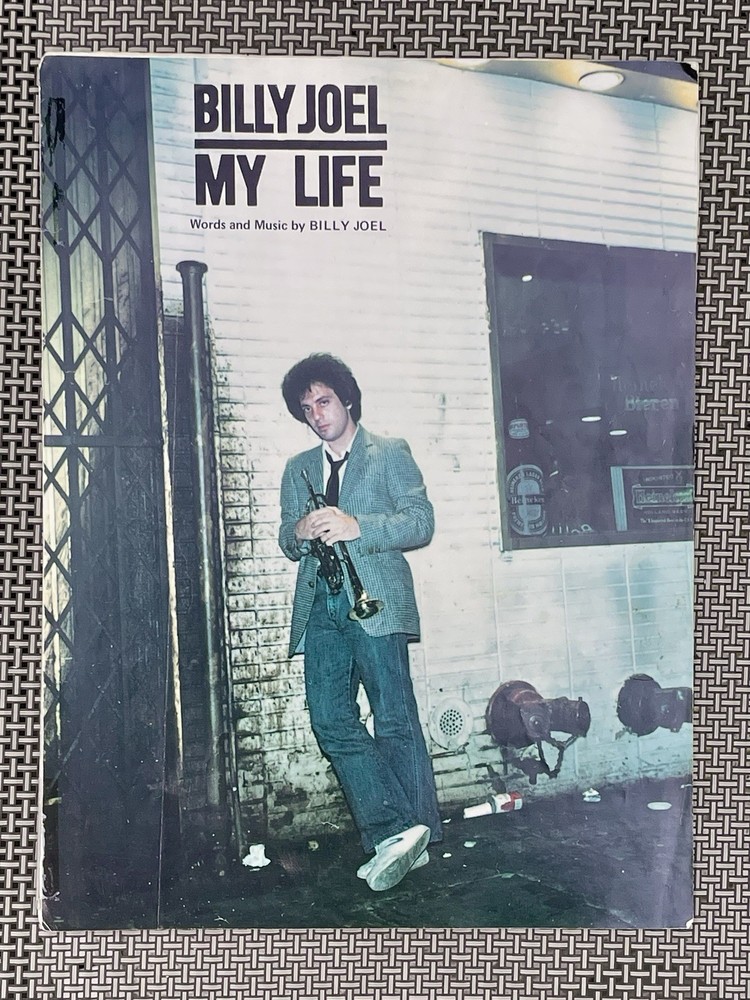 My Life Sheet Music Billy Joel Pop Easy Listening Hit Song 1978 Piano Guitar