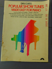 Set of 3 1970&rsquo;s piano books (show tunes/blues/piano rhythm pattern studies)