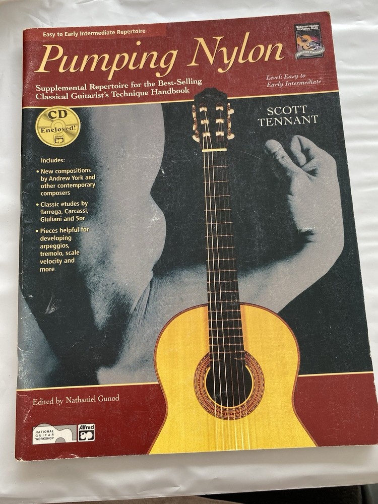 Alfred Pumping Nylon Classical Guitar No Cd Music Workbook Sheet Music Easy/Int
