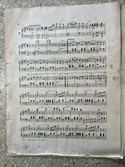 Beautiful Blue Danube By Strauss Antique Piano Sheet Music 1902