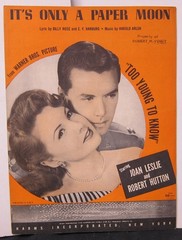 It&rsquo;s Only a Paper Moon – Rose, Harburg & Arlen- Sheet Music 1933