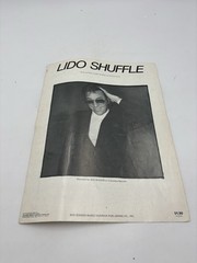 Vintage Boz Scaggs Lido Shuffle Sheet Music Piano Vocals Guitar Chords