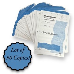 90-PACK LOT Alfred Choral Sheet Music « Peace Canon » 3-Part Mixed Voices Keyboard