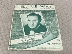 SMF46 SHEET MUSIC – DICK JAMES : TELL ME WHY