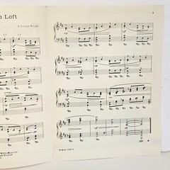 Vintage 1954 From The Organ Loft Piano Solo Sheet Music by N Louise Wright