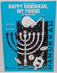 Happy Hanukkah My Friend – Justin Wilde & Doug Konecky – Sheet Music 1986