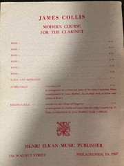 VINTAGE CLARINET MUSIC BOOKS