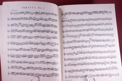 Bach Sonatas & Partitas Violin Solo Book IMC with Facsimile of Manuscript 2525