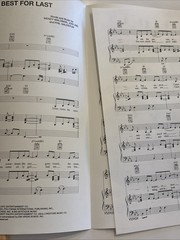SAVE THE BEST FOR LAST Sheet Music Vintage 1992 Ballad Piano Guitar Pop R&B